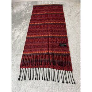 Wilson Scarf Made in Italy Fringe Southwestern Tribal Warm Cozy Fall Winter